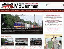 Tablet Screenshot of msc-emmen.nl